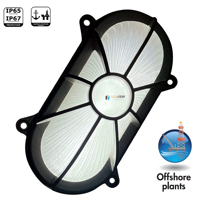 Marine-Grade Bulkhead Light 50W-120W, LED, 90-305VAC, Stainless Steel Marine Ship Lighting