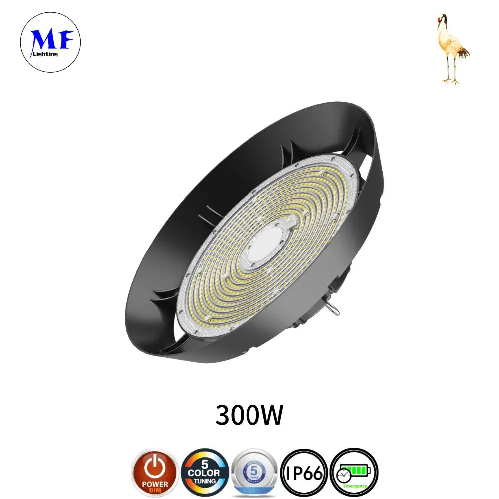 Factory Price Emergency Lighting Warehouse Light UFO Lights Fixture 100W 150W 200W 150lm/W IP66 High Bay Light LED Highbay Light for Work Shop