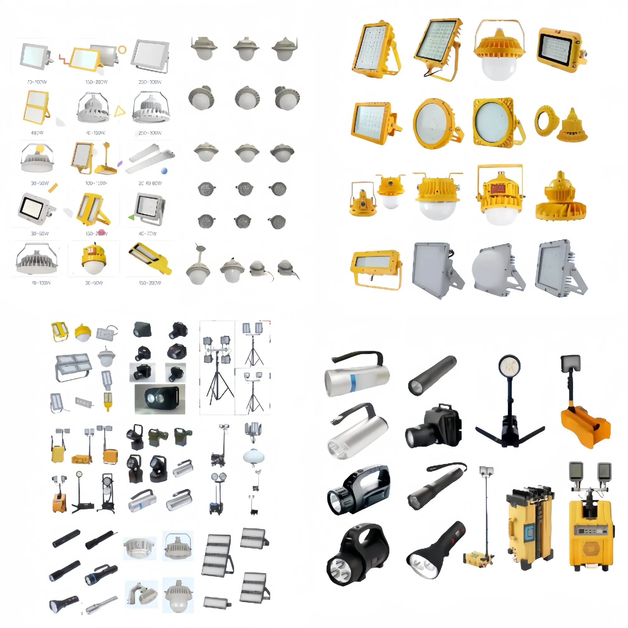 ATEX LED Industrial Light Explosion Proof High Bay Lamps IP66 Wf2 150W 200W for Factory Add Bracket and Tailstock