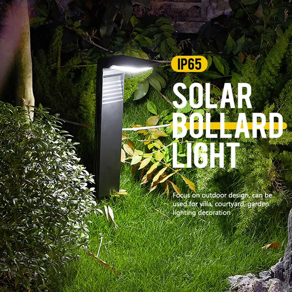Opulent Solar Garden Lamp Waterproof Outdoor Garden LED Bollard Lights Pathway Decoration Landscape Lighting