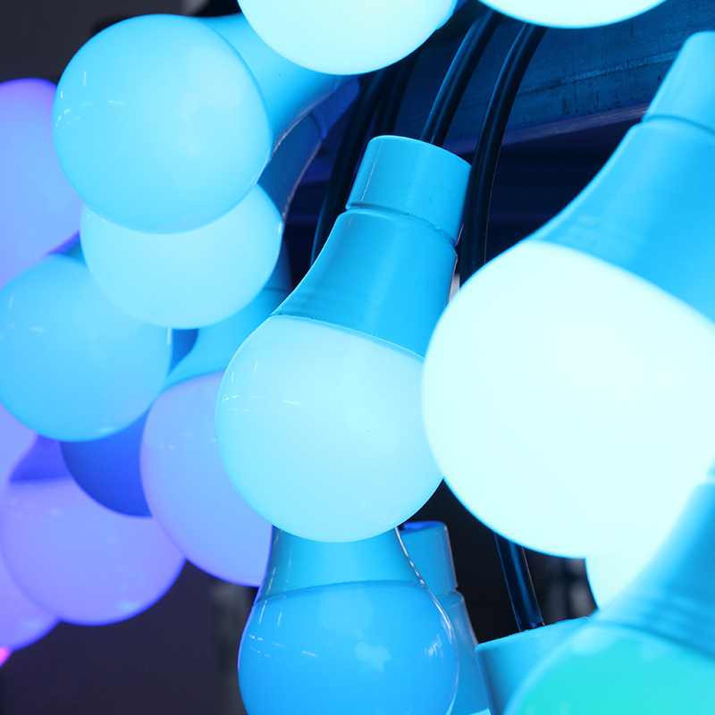 RGB Stage LED Bulb Lights Raw Material Home Garden LED Bulb Lighting for Street Decoration