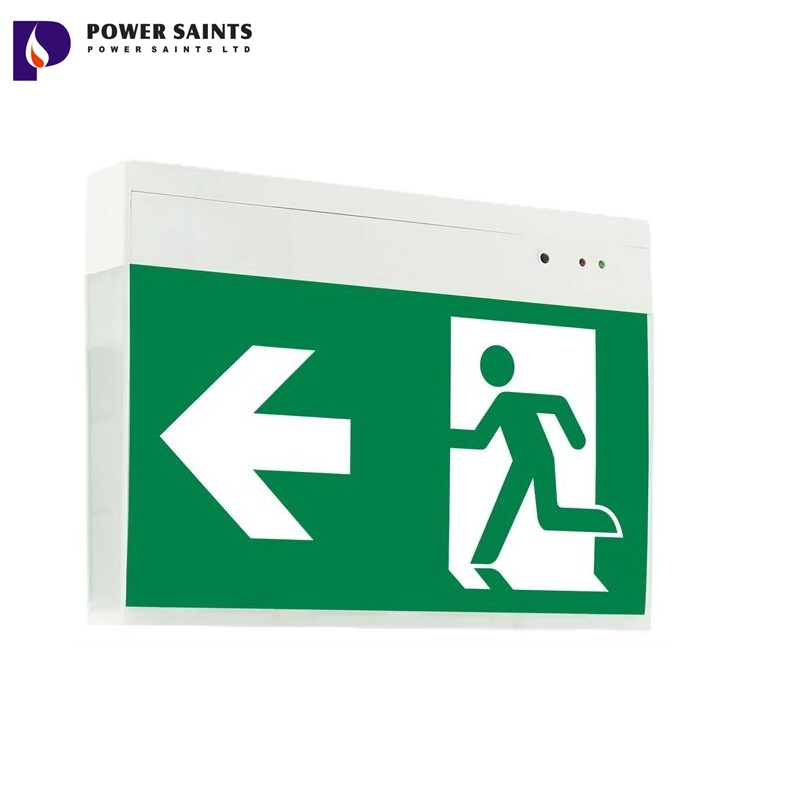 Maintained High Quality Sign CE Certified Factory Price Durable LED Warning Rechargeable Battery Backup Exit Customized Emergency Light