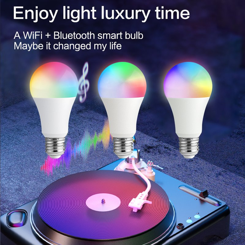 7W WiFi Smart LED Bulb Lights RGB Lamp