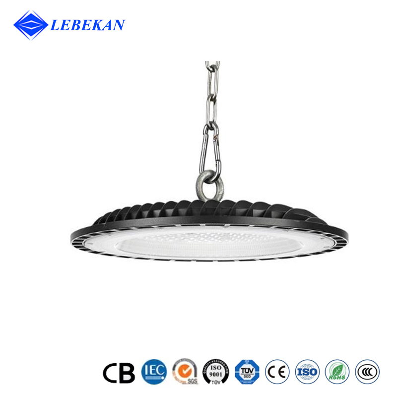 LED Warehouse Lights Commercial Shop Workshop Garage Factory Sale 150W 200W 300W Warm White UFO LED High Bay Light