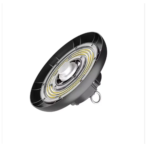 100-277V 100W Remote Control Aluminum Reflector Waterproof Industrial Round UFO Gym High Bay Lights for Garage Shop Outdoor