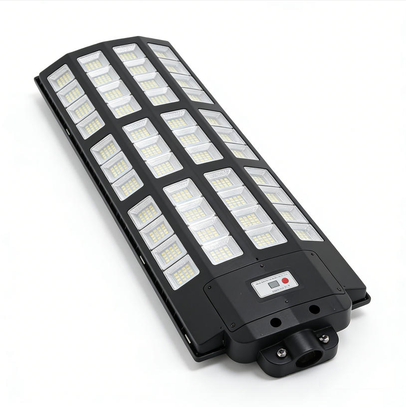 1500W Solar Street Light with Radar Motion Sensor Human Body Induction Auto Brightness Adjustment IP65 Waterproof Solar Street Lamp for Street Security Lightin