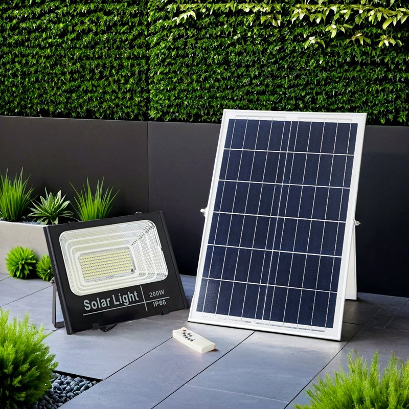 Energy Saving IP67 Outdoor Garden Security Projector 40W 60W 100W Billboard Reflector LED Flood Street Solar Light