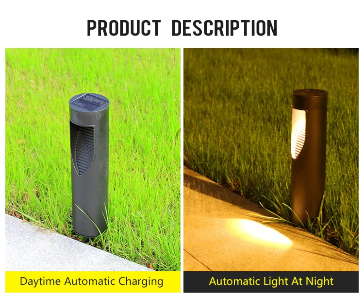 Solar Bollard Light Outdoor