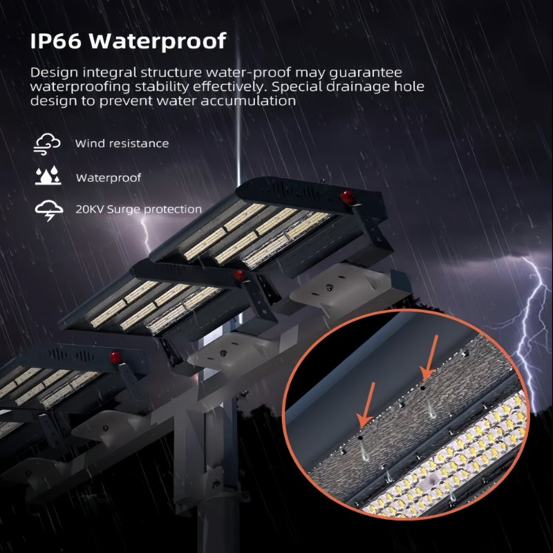 High Standard Stadium Lights 350W 500W 800W IP66 LED High Mast Lighting