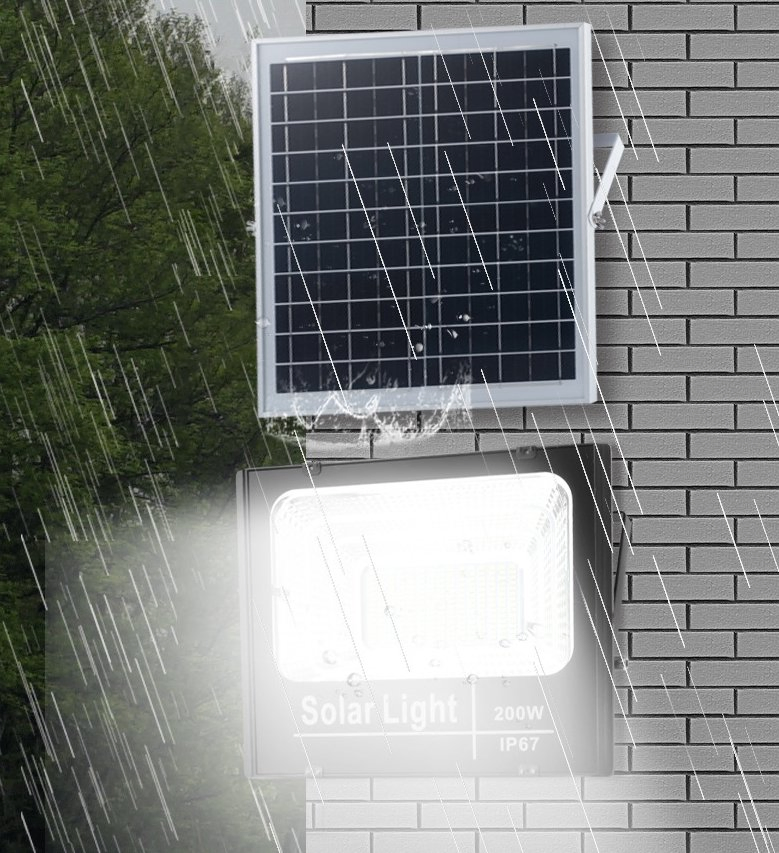 Outdoor Waterproof IP65 200W LED Floodlight Multifunctional Portable Lamp