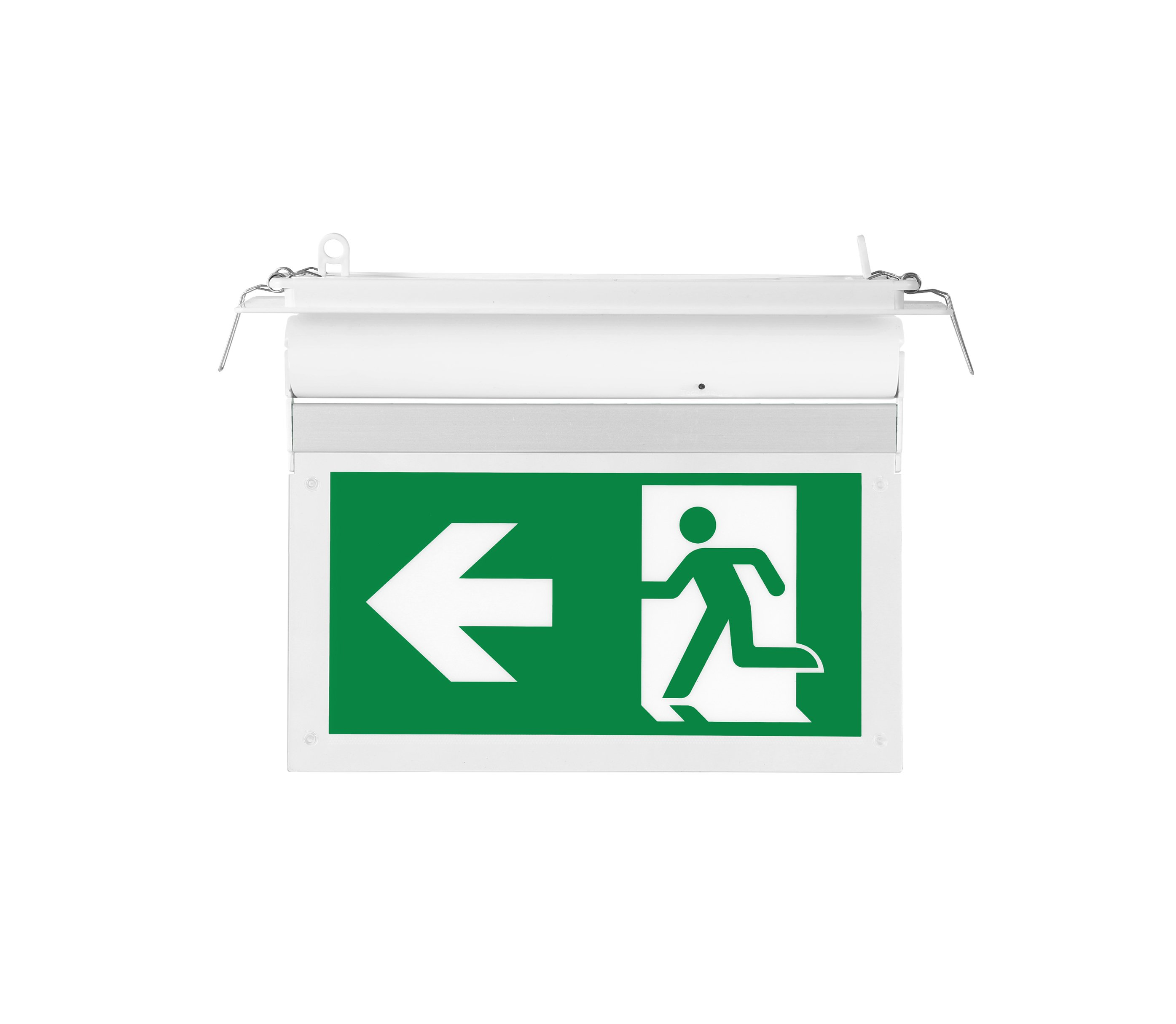CE/CB/Ukca Certified Doulbe Side LED Rechargedable Battery Backup Emergency Exit Sign Light