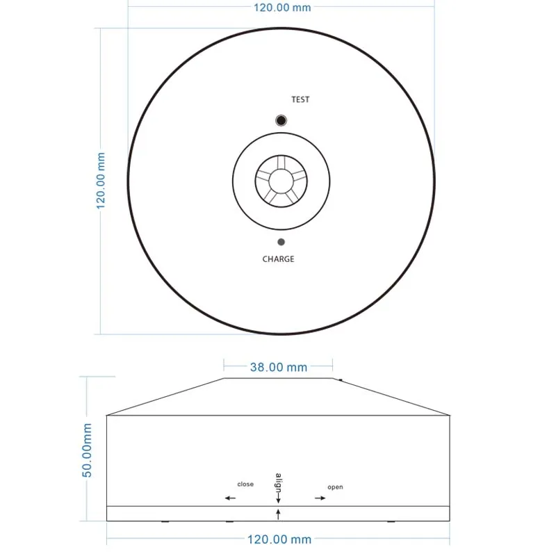 Emergency Light Dimension