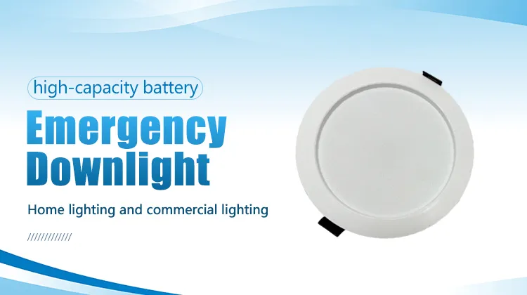 9W Emergency LED Recessed Down Light Overview