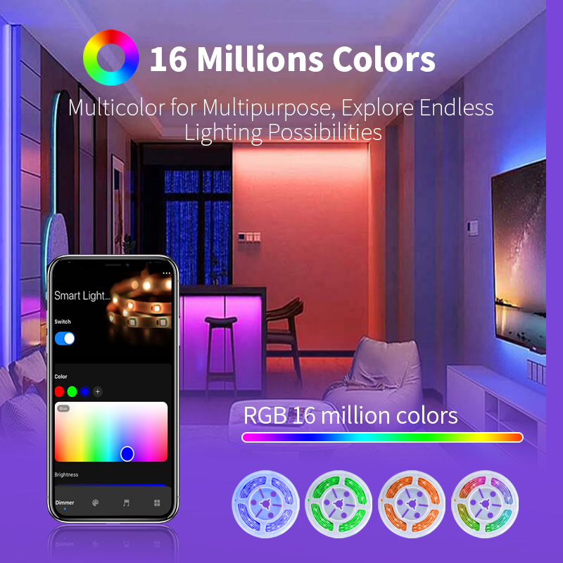 WiFi Light Strip Smart RGB LED Strip Music Sync 5V RGB LED Strip Light