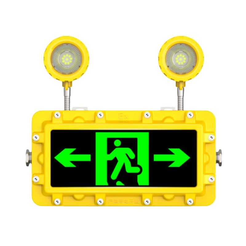 ATEX Wall Hanging LED Explosion Proof Backup Indicator Emergency Exit Sign Light