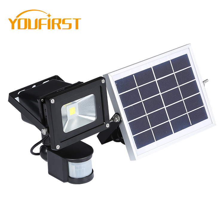 Solar LED Motion Sensor Flood Lights Outdoor PIR Induction Lamp Light Super Bright Waterproof Security Floodlight