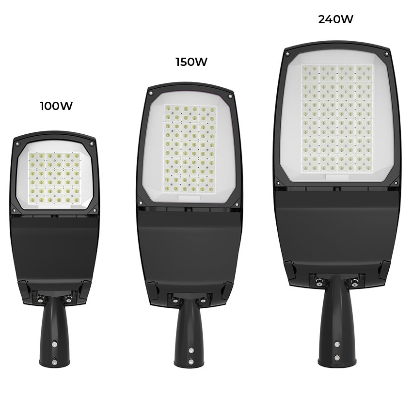 City Smart LED Light with Motion Sensor PARA Luminaria Parking Lotuse Light 100W 150W 200W Waterproof LED Street Light