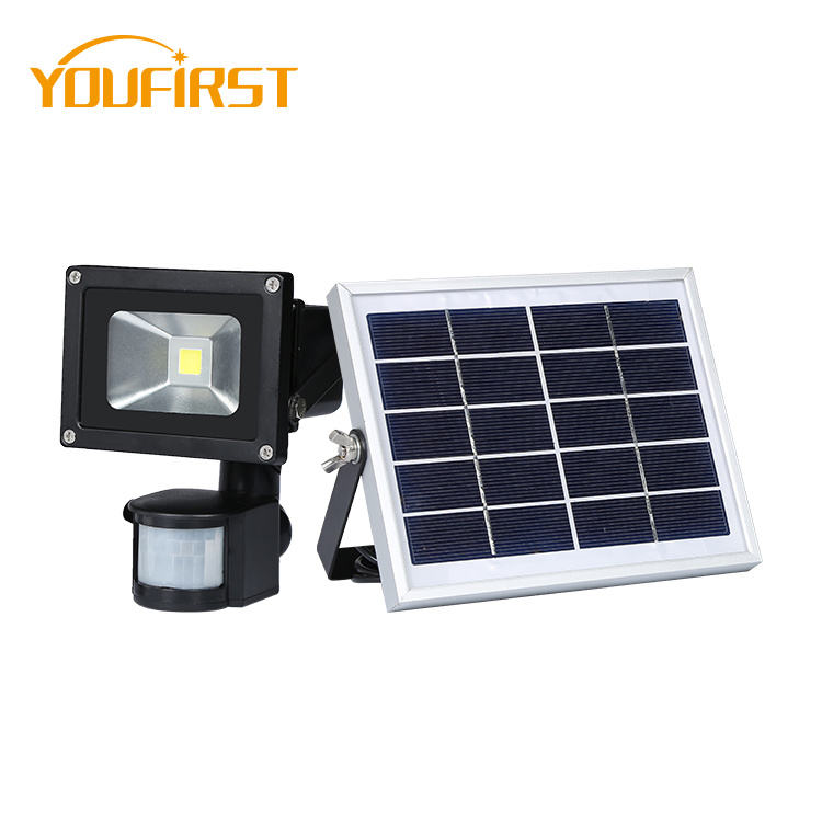 Solar LED Motion Sensor Flood Lights Outdoor PIR Induction Lamp Light Super Bright Waterproof Security Floodlight