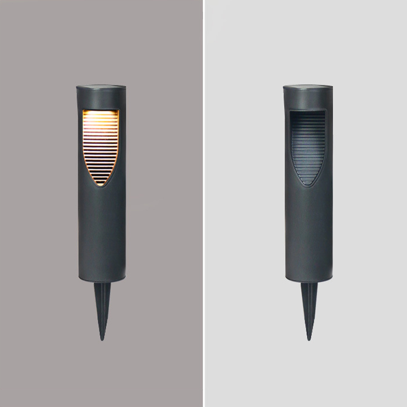 LED Solar Park Lamp Waterproof Outdoor Garden Lawn Bollard Light Decorative for Garden Pathway Walkway Driveway Sidewalk Yard