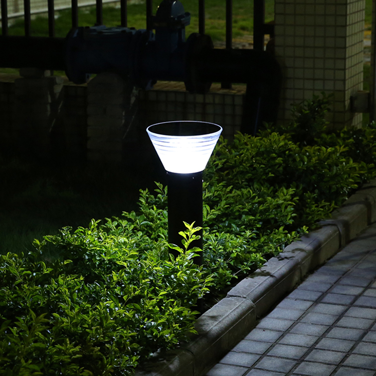 Commercial Residential DC5V Outdoor Solar LED Garden Driveway Pathway Lawn Bollard Lights