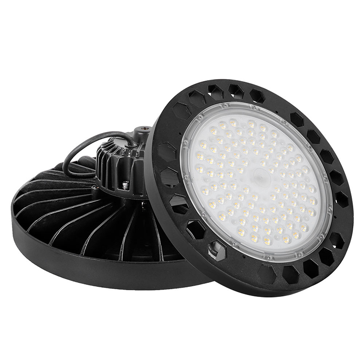 200W UFO LED Industrial Warehouse High Bay Lights IP65 UFO LED High Bay Shop Lighting