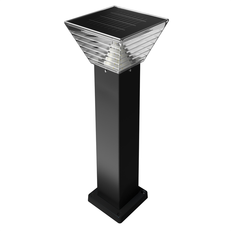 RGB Solar Bollard Light CCT Changeable Warm White/Cool White Solar Pathway Lights