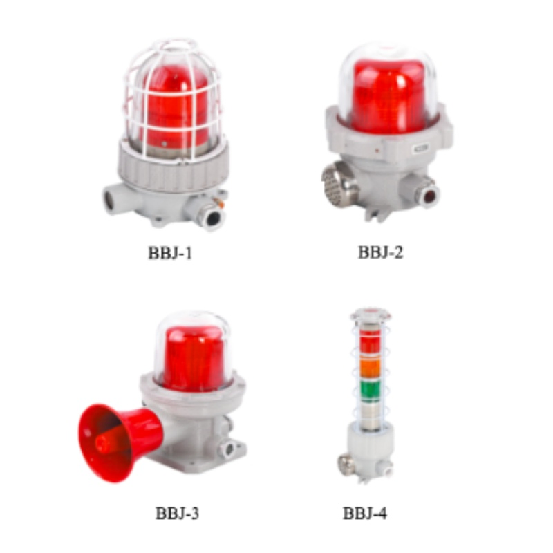 Industrial Explosion Proof Visual Signal LED Beacon ATEX G3/4 AC/DC100-270V 110dB