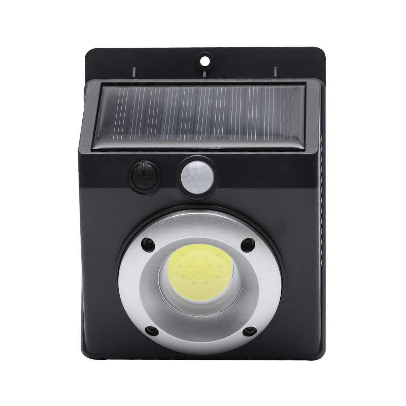 Brightenlux 500 Lumen Cheap Sensor Outdoor Solar Security Spot Wall COB LED Light with Motion Sensor
