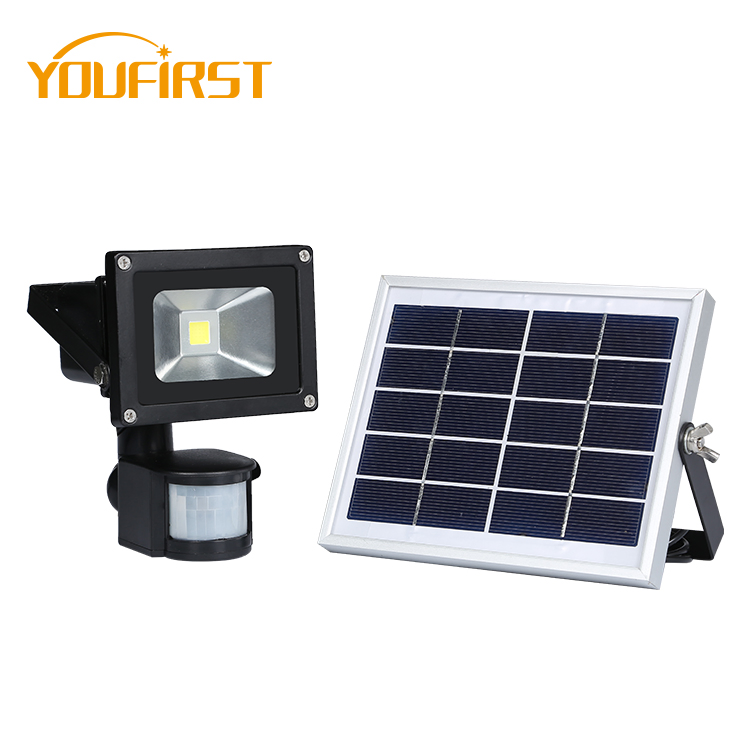 Solar LED Motion Sensor Flood Lights Outdoor PIR Induction Lamp Light Super Bright Waterproof Security Floodlight