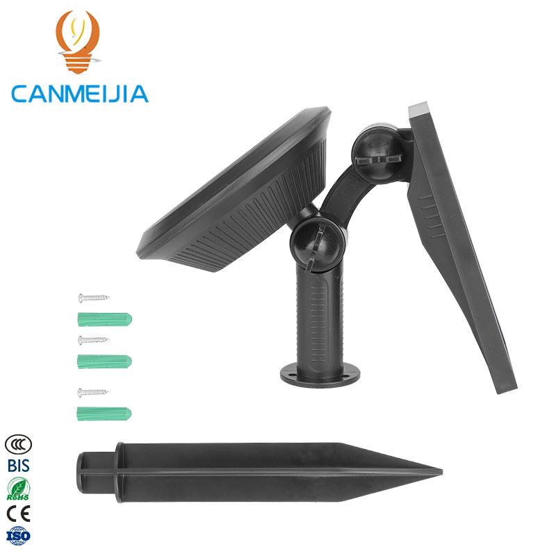 RGB Lawn Garden Lamp Outdoor Solar Yard Post Pathway Lighting LED Bollard Solar Sensor Wall Lights Garden Solar Lighting