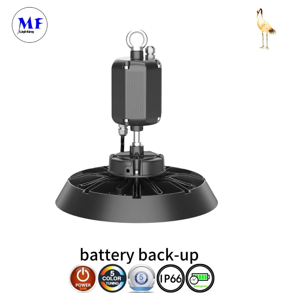 Factory Price Emergency Lighting Warehouse Light UFO Lights Fixture 100W 150W 200W 150lm/W IP66 High Bay Light LED Highbay Light for Work Shop