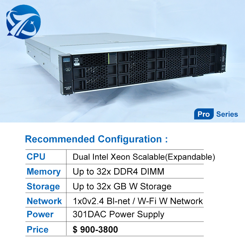 High Performance 2288H V6 Ai Gpu Network Nas System Computer Servers for Sale 2U Deeepseek 256Gb Strong 4K Good Prices Server