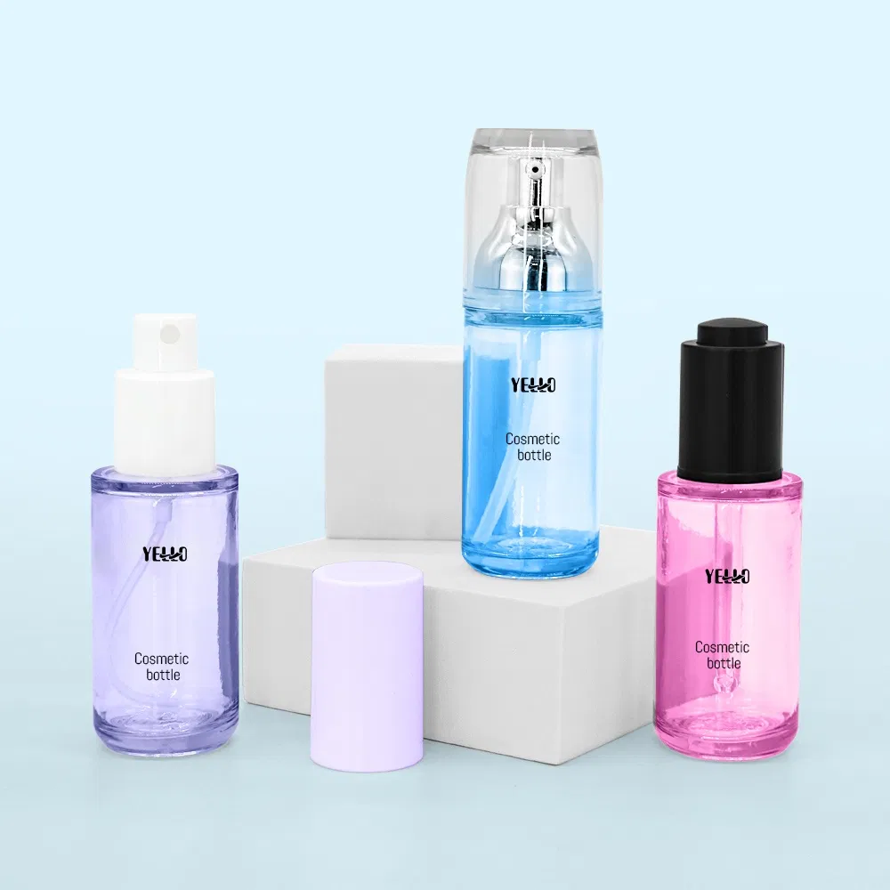 Wholesale Custom Recyclable PETG 40ml Heavy Wall Serum Plastic Lotion Pump Bottles