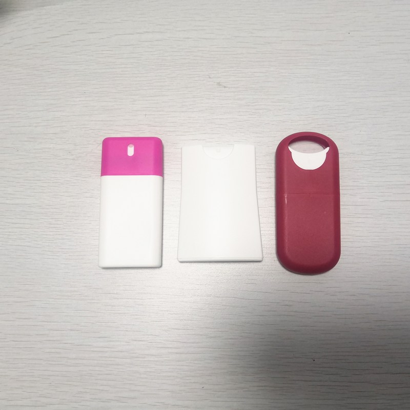 15ml New Shaped Colored Credit Card Pocket Keychain Plastic Perfume Bottle