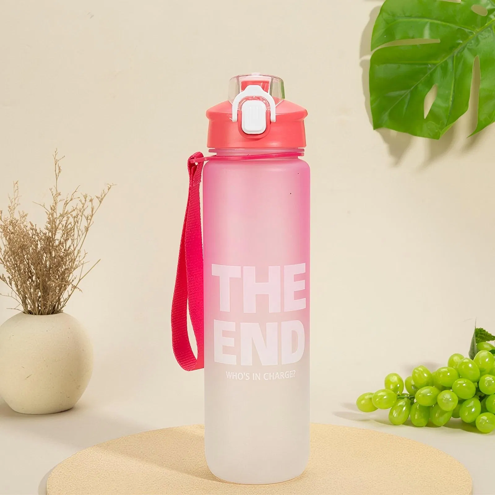 Customized 1000ml 1L 32 Oz Sports Water Bottle with Leak Proof Flip Top Lid BPA Free Tritan Reusable Plastic for Gym and Outdoor