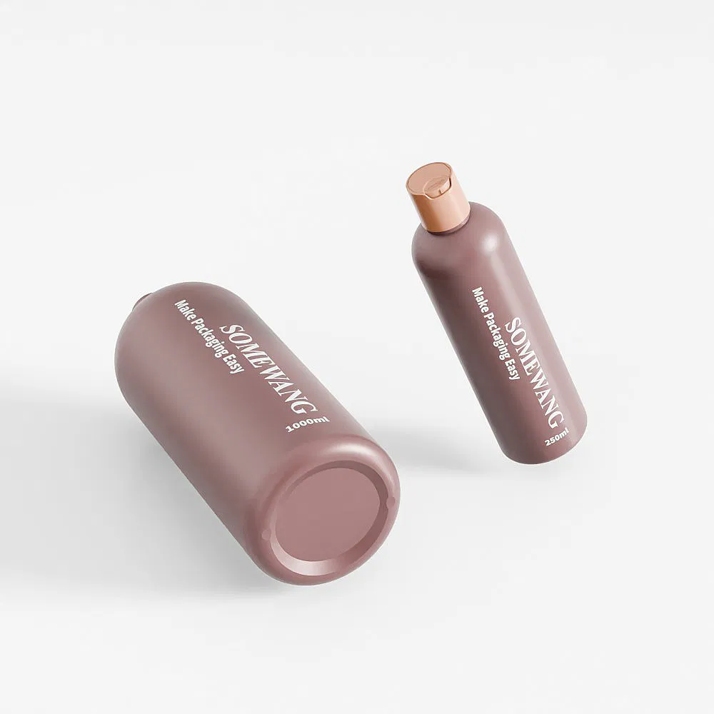 Round Shoulder PE Body Lotion Bottle 3