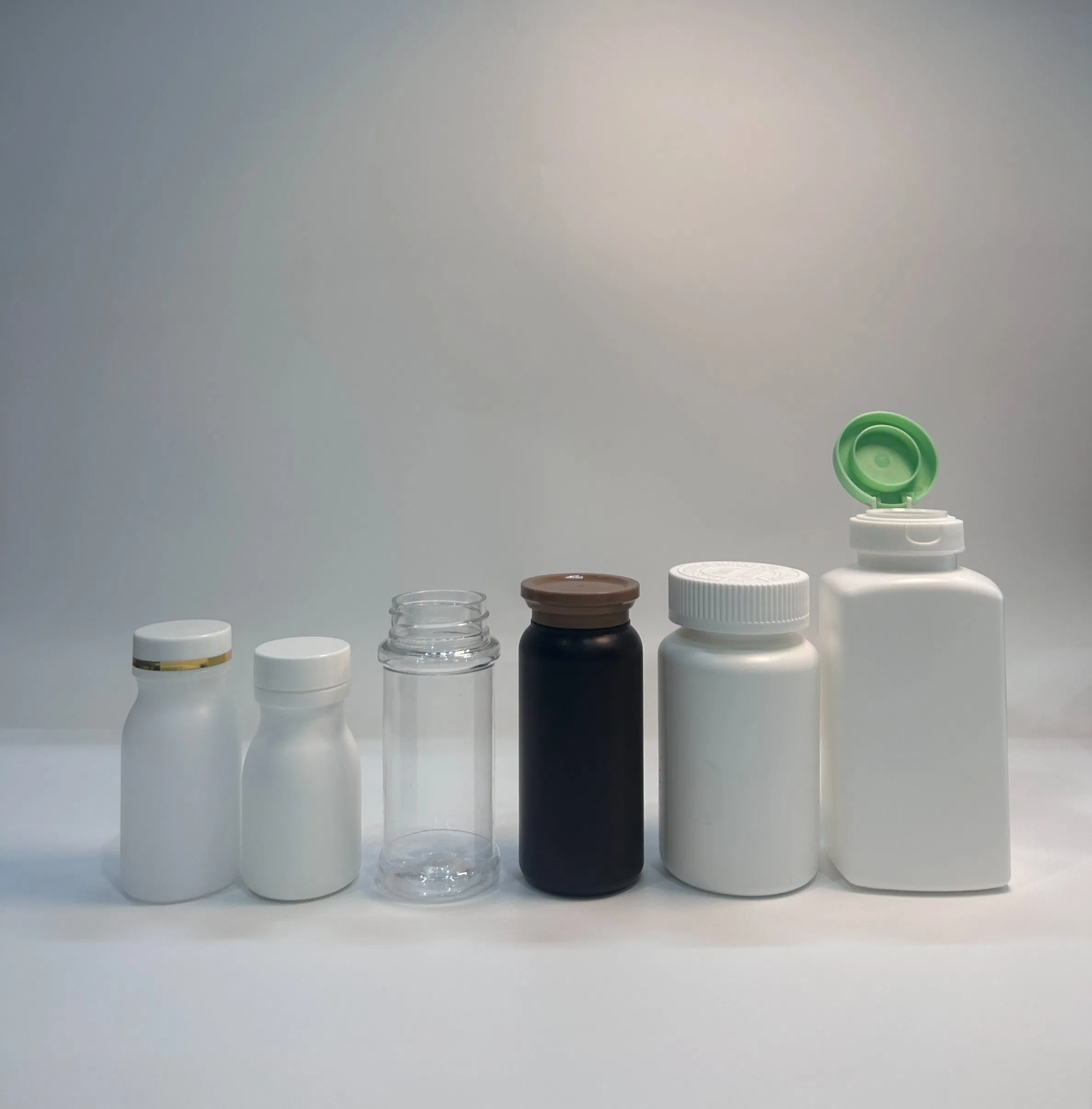 Food Grade BPA Free Plastic Pill Medicine Bottles 150cc-300cc Pet Plastic Capsule Vitamin Bottle