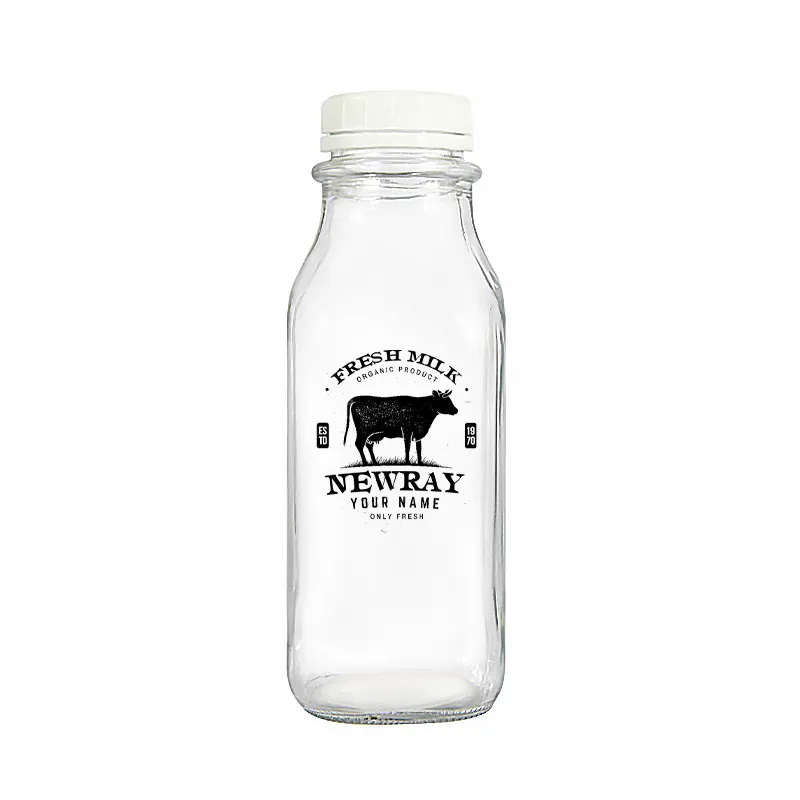 Square Drinking Glass Bottle