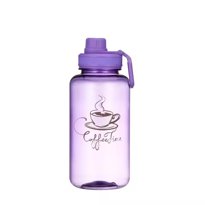 Cheap Sport Drinking Clear Bottles with Custom Logo Plastic Water Bottle