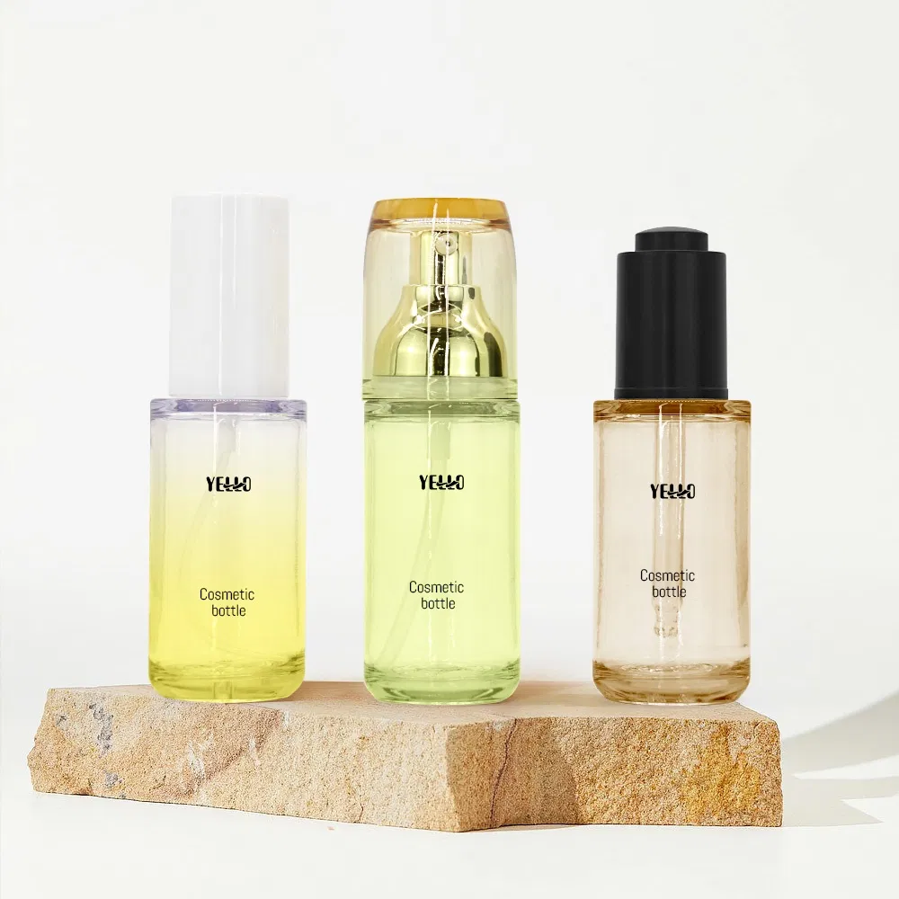 Wholesale Custom Recyclable PETG 40ml Heavy Wall Serum Plastic Lotion Pump Bottles