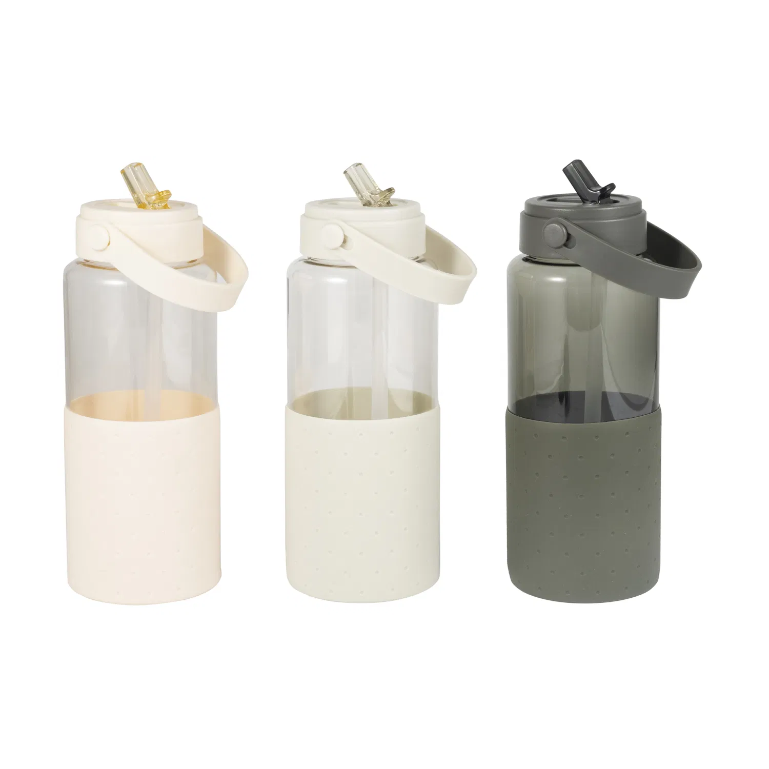 32oz Portable School Reusable BPA Free Plastic Tritan Sports Water Bottle Bottles with Straw