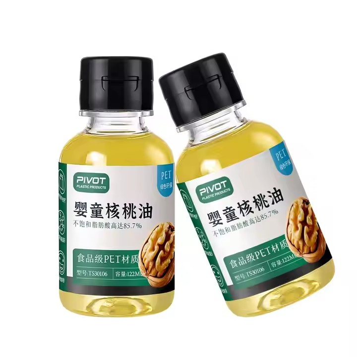 Customed Plastic Soy Sauce Bottle Vinegar Cooking Oil Packaging Pet Disposable Cap