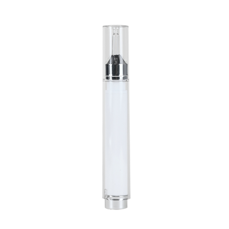 Kinpack Disposable 10ml 15ml Airless Syringe Bottle Plastic Dispensing Cosmetic Dropper Syringe Airless Bottle