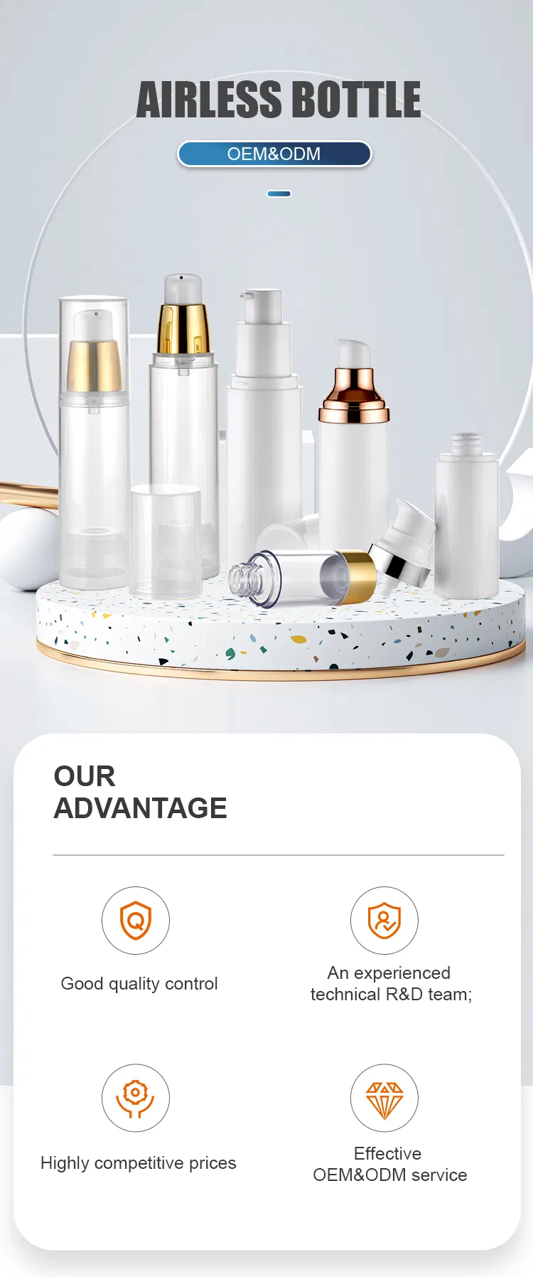 Airless Cosmetic Bottle 1