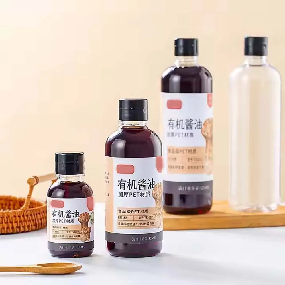 Plastic Custom Water Bottles for Oil Soy Sauce Juice Soda Milk Tea