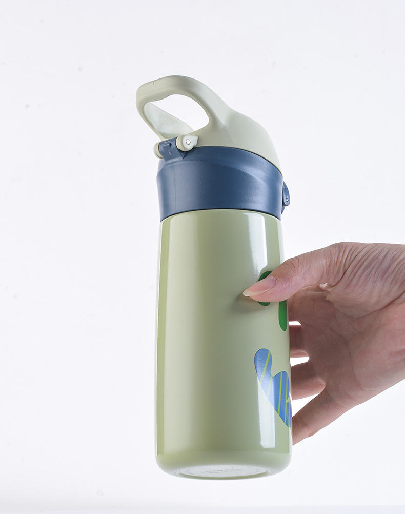 Aohea 600ml Baby Custom Logo Nice Clear Portable Reusable Cute Hot Drink Plastic Personalized Water Thermal Stainless Steel Drink Bottle