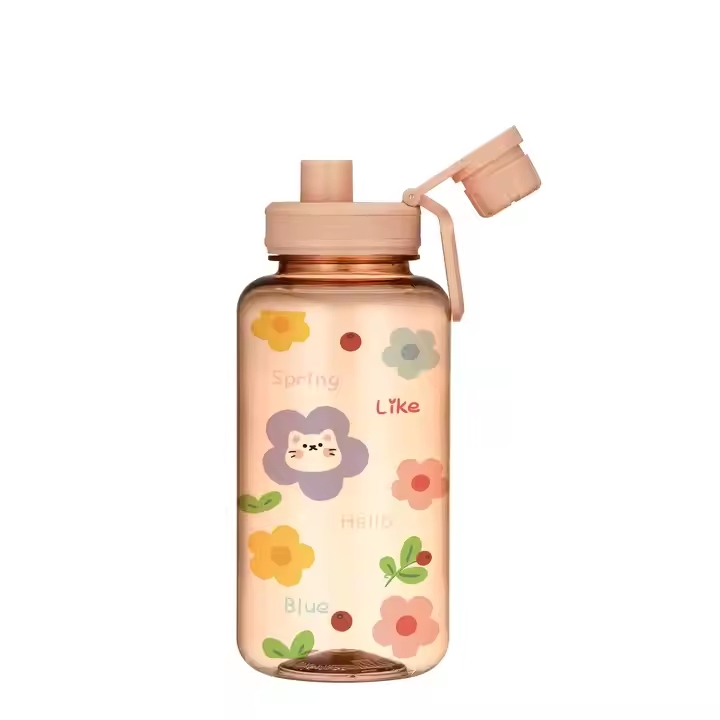 Cheap Sport Drinking Clear Bottles with Custom Logo Plastic Water Bottle