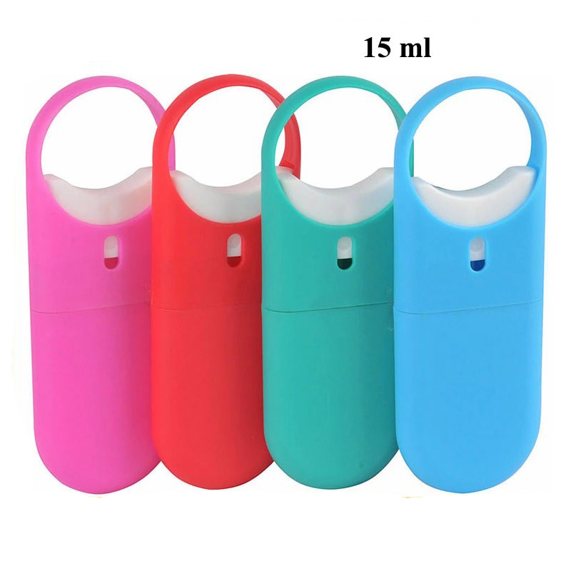 15ml New Shaped Colored Credit Card Pocket Keychain Plastic Perfume Bottle