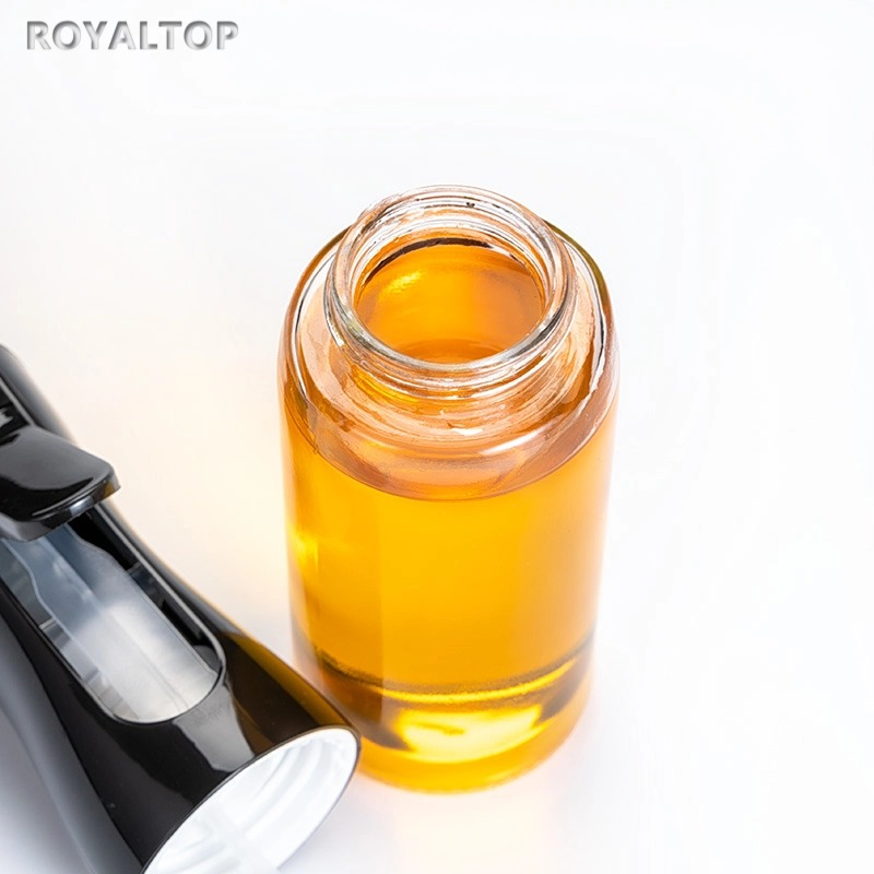 Mini Reusable 210ml 300ml Glass Oil Spray Dispenser Grilling Baking Cooking Small Olive Oil Bottle with Plastic Sprayer Lid
