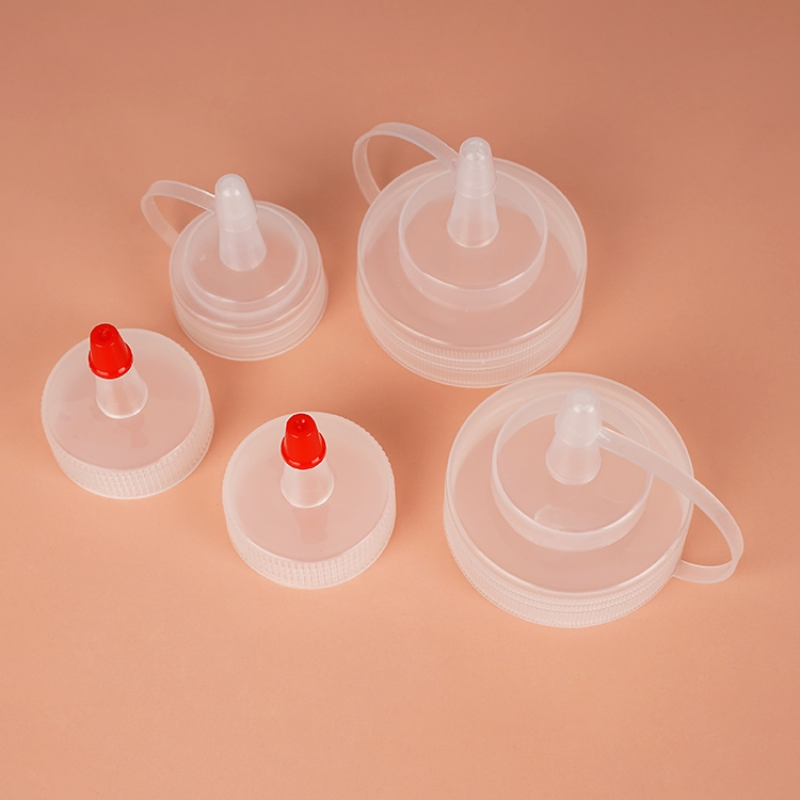 Hot Sale Custom Empty Round Sharp Mouth Squeeze Bottle Pet Drop Alcohol Glue Plastic Bottles with Twist Cap